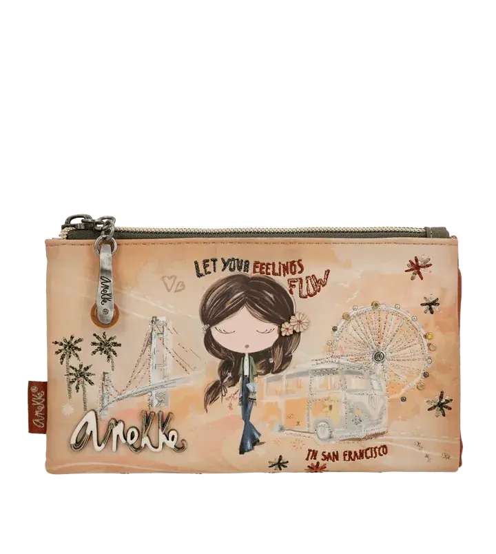 Anekke Peace & Love Portefeuille 38809-907 - Anekke Peace & Love Portefeuille 38809-907 - Default Title Melisac -Reims