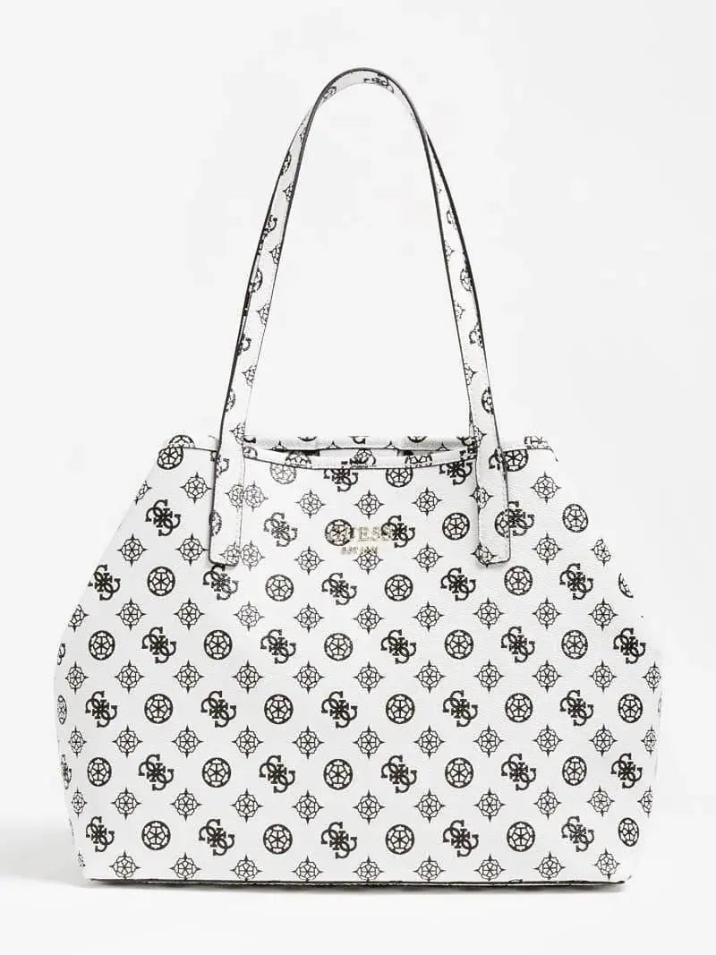 Cabas Guess Vikky Logo All-Over - Cabas Guess Vikky Logo All-Over - Blanc Melisac -Reims