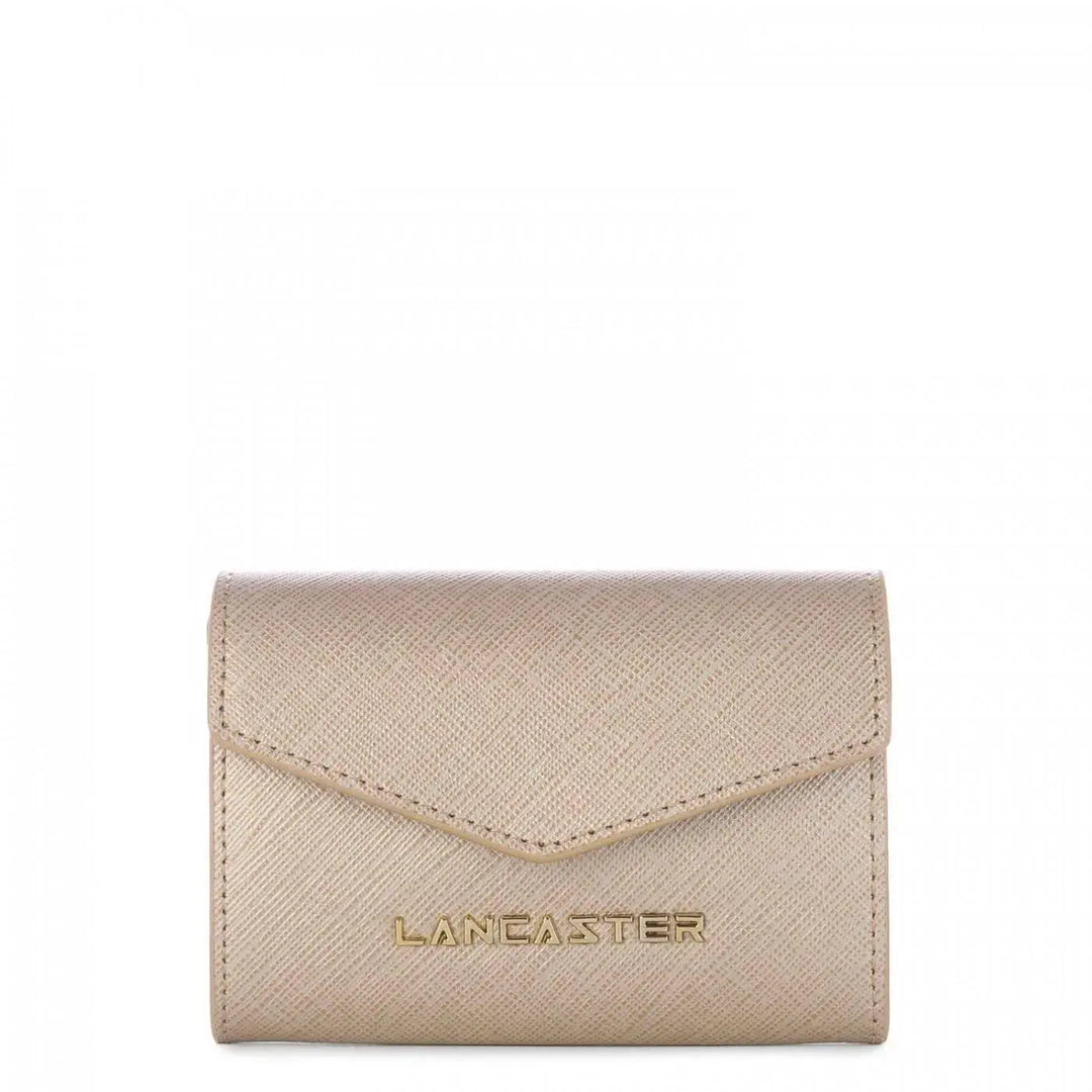Porte monnaie Lancaster Saffiano Signature 127-01 - Porte monnaie Lancaster Saffiano Signature 127-01 - Champagne Melisac -Reims