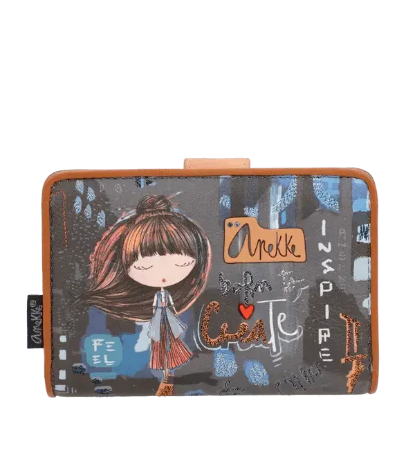 Portefeuille Anekke Contemporary 37809-902 - Portefeuille Anekke Contemporary 37809-902 - Default Title Melisac -Reims