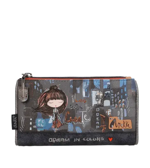 Portefeuille Anekke Contemporary 37809-907 - Portefeuille Anekke Contemporary 37809-907 - Default Title Melisac -Reims