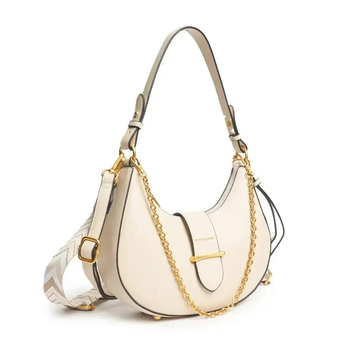 Sac Demi-lune Mac Alyster "Desinvolte" - Sac Demi-lune Mac Alyster "Desinvolte" - Nude Melisac -Reims