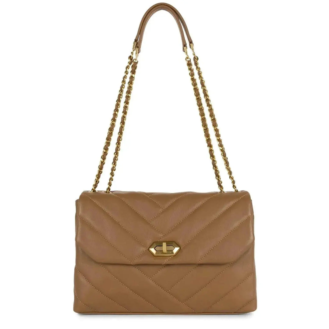 Sac Lancaster Soft Matelassé 530-27 - Sac Lancaster Soft Matelassé 530-27 - Camel Melisac -Reims