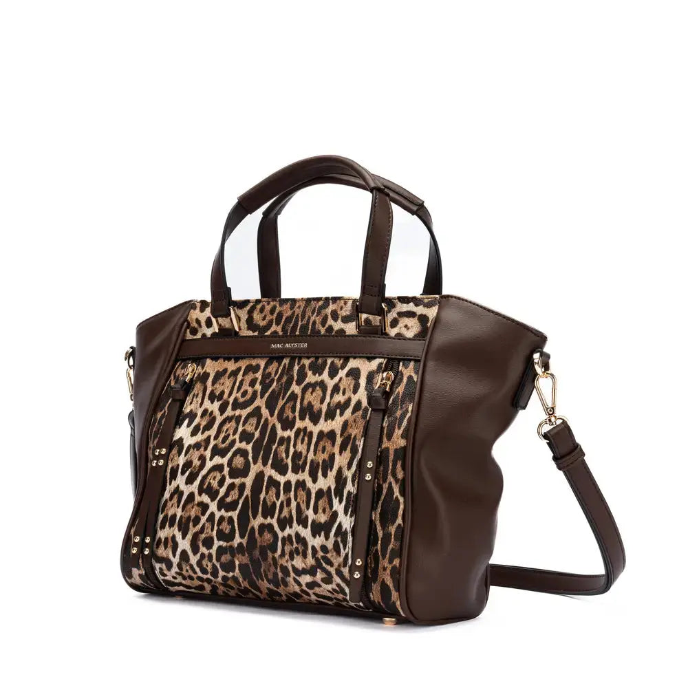 Sac Porté main Mac Alyster "Léopard" Mac Alyster