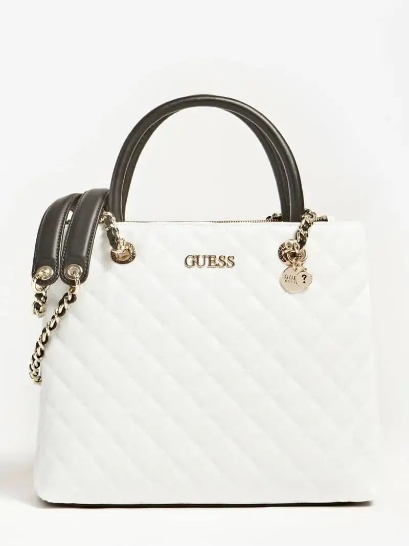 Sac à main Guess Illy Capitonne - Sac à main Guess Illy Capitonne - Blanc Multi Melisac -Reims