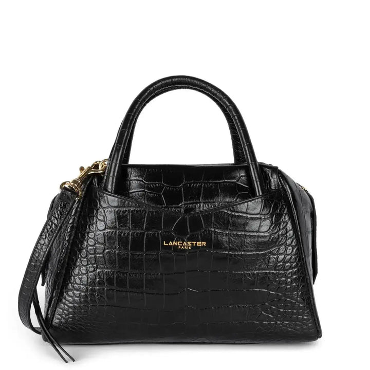 Sac à main Lancaster Exotic Croco CN 524-97 - Sac à main Lancaster Exotic Croco CN 524-97 - Noir Melisac -Reims