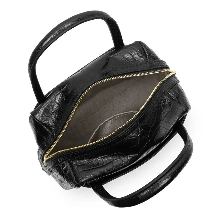 Sac à main Lancaster Exotic Croco CN 524-97 - Sac à main Lancaster Exotic Croco CN 524-97 - Noir Melisac -Reims
