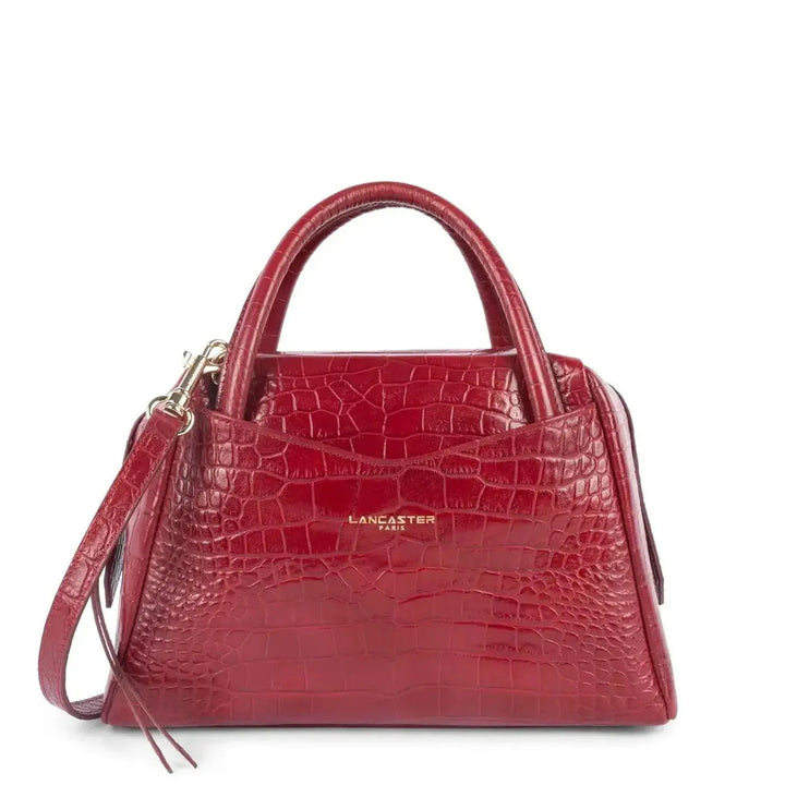 Sac à main Lancaster Exotic Croco CN 524-97 - Sac à main Lancaster Exotic Croco CN 524-97 - Carmin Melisac -Reims