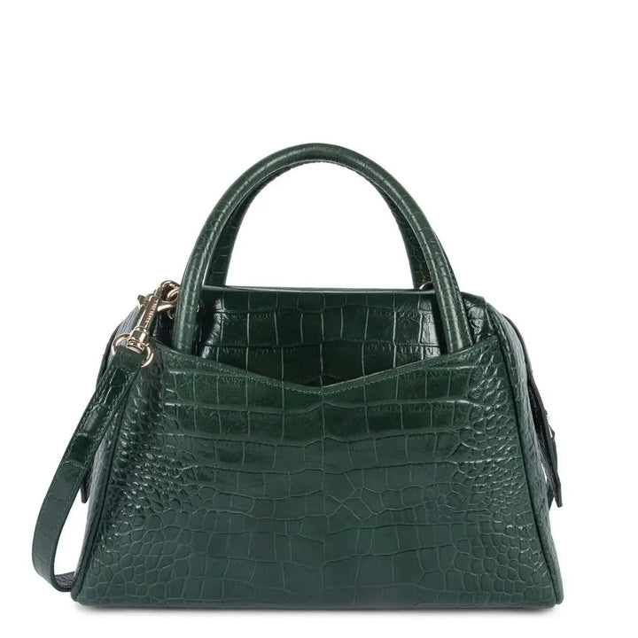 Sac à main Lancaster Exotic Croco CN 524-97 - Sac à main Lancaster Exotic Croco CN 524-97 - Noir Melisac -Reims