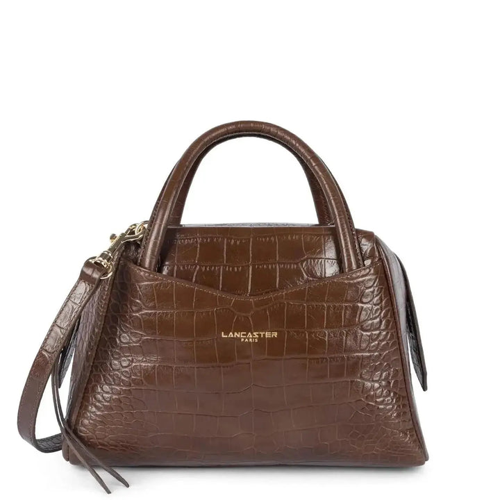 Sac à main Lancaster Exotic Croco CN 524-97 - Sac à main Lancaster Exotic Croco CN 524-97 - Vison Melisac -Reims