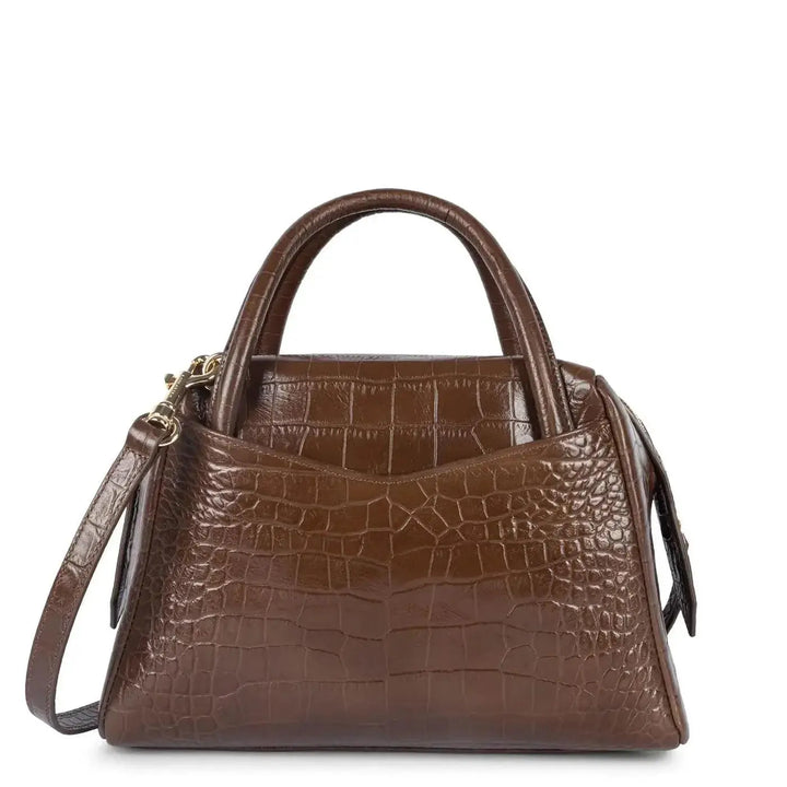 Sac à main Lancaster Exotic Croco CN 524-97 - Sac à main Lancaster Exotic Croco CN 524-97 - Noir Melisac -Reims