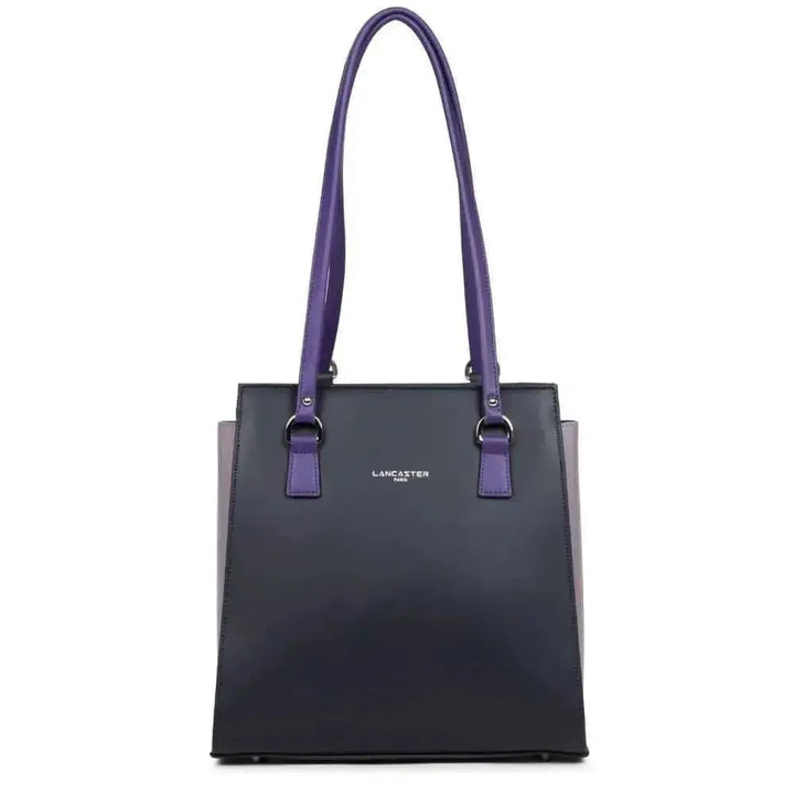 Sac à dos Lancaster Smooth 437-21 - Sac à dos Lancaster Smooth 437-21 - Bleu Foncé/Mauve/Violet Melisac -Reims