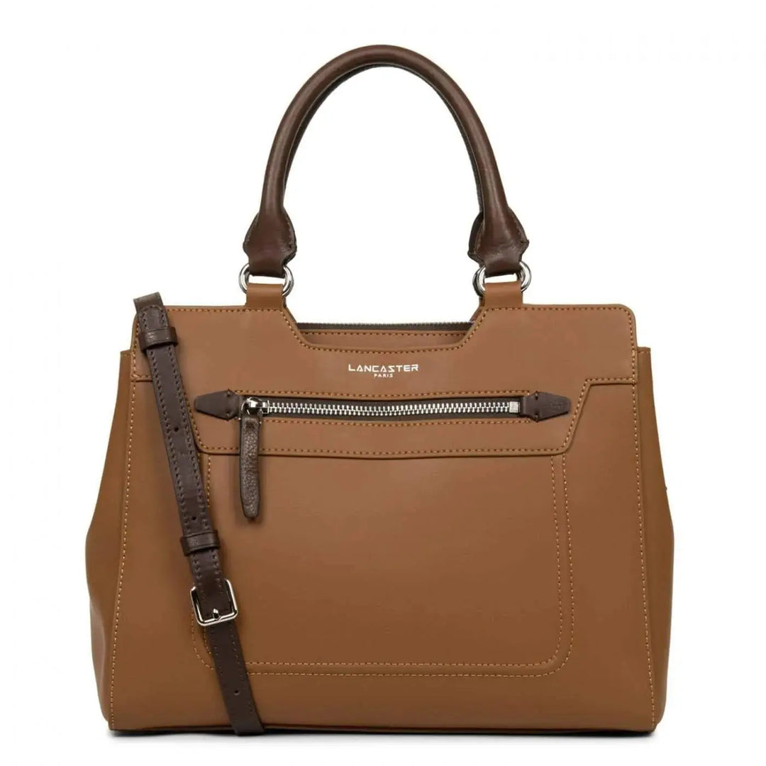 Sac à main Lancaster City Marina 523-83 - Sac à main Lancaster City Marina 523-83 - Camel Marron Melisac -Reims