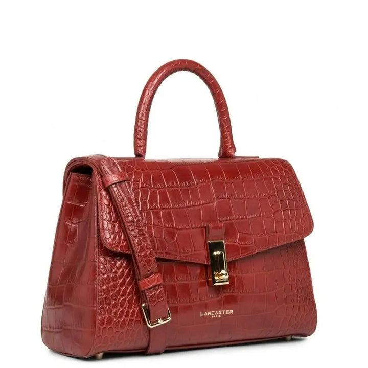Sac à main Lancaster Exotic Croco 524-47 - Sac à main Lancaster Exotic Croco 524-47 - Rouge Melisac -Reims
