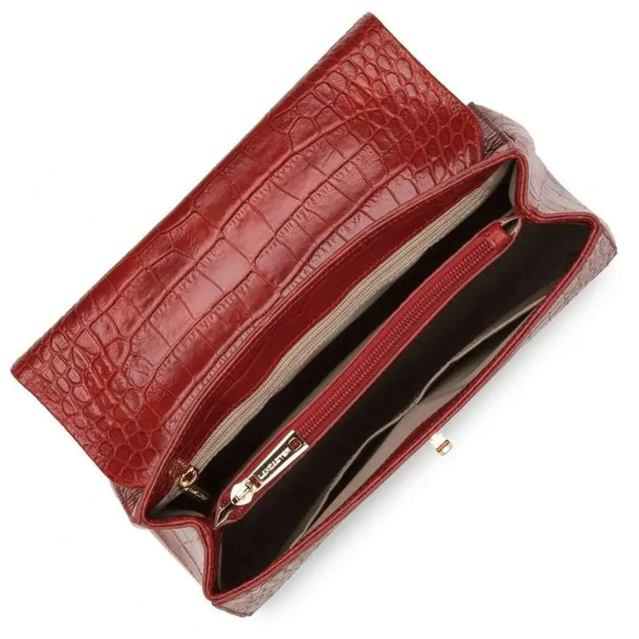 Sac à main Lancaster Exotic Croco 524-47 - Sac à main Lancaster Exotic Croco 524-47 - Rouge Melisac -Reims