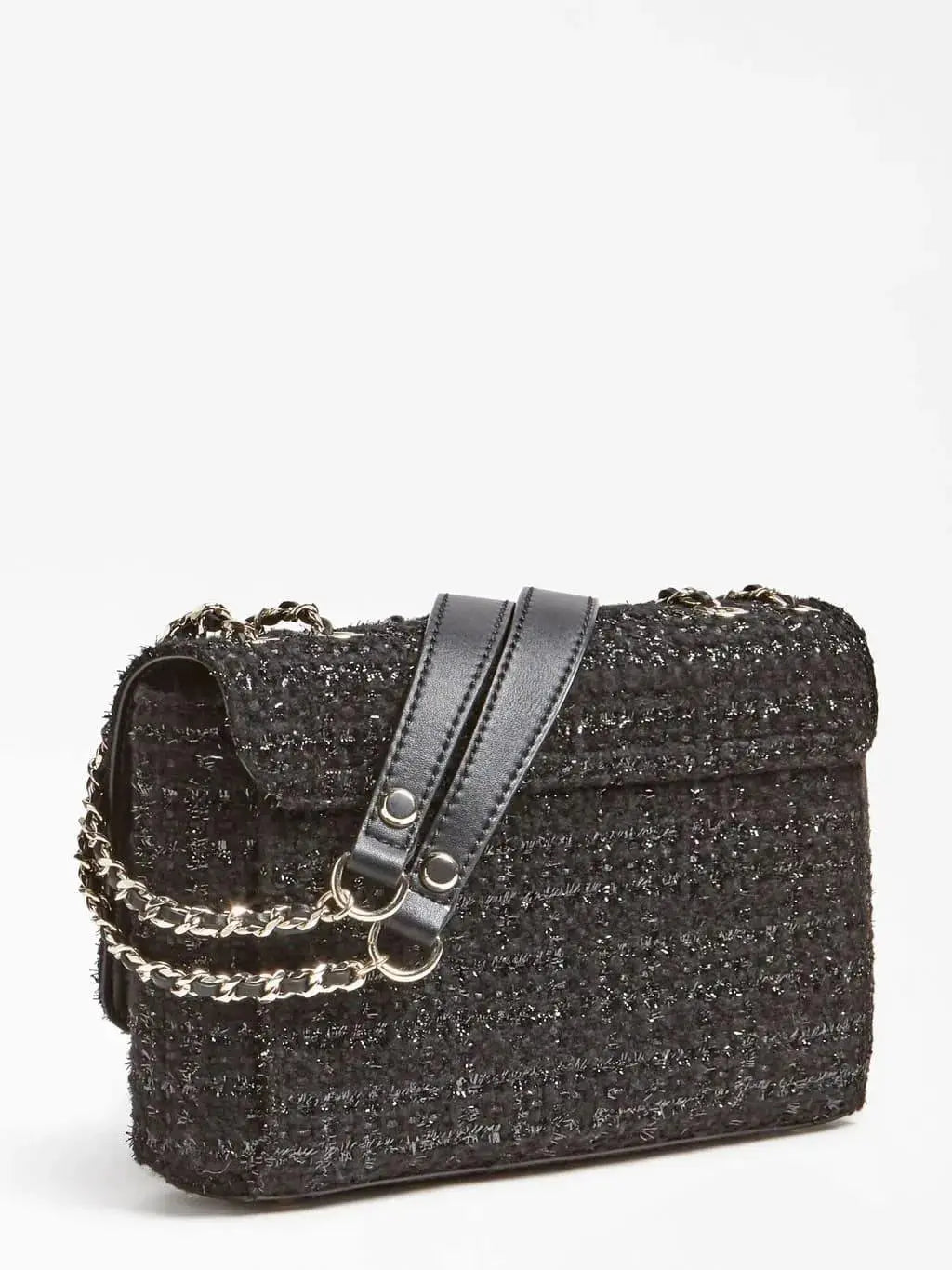 Sac bandoulière Guess Cessily Tweed - Sac bandoulière Guess Cessily Tweed - Default Title Melisac -Reims