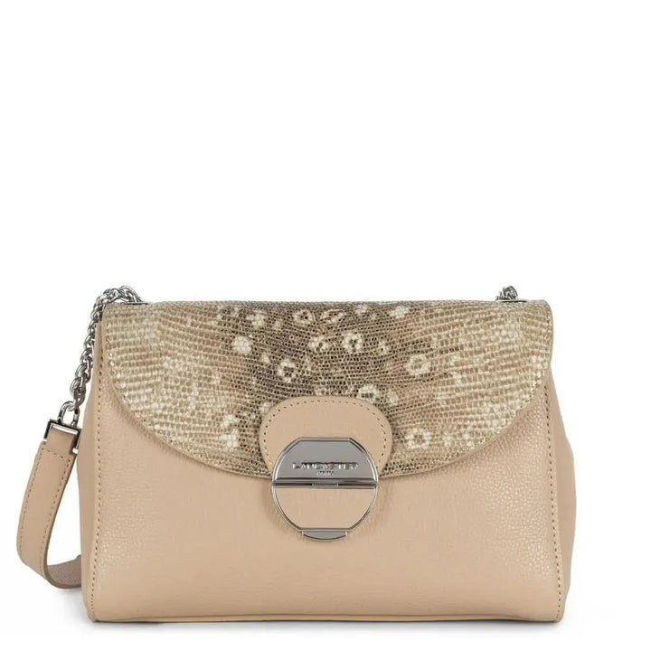Sac bandoulière Lancaster 547-60 - Sac bandoulière Lancaster 547-60 - Nude Iguane Melisac -Reims