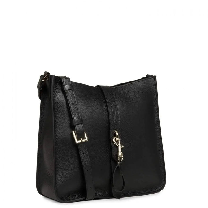 Sac bandoulière Lancaster Foulonne Double 470-34 - Sac bandoulière Lancaster Foulonne Double 470-34 - Noir in nude Melisac -Reims