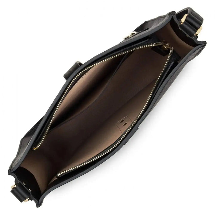 Sac bandoulière Lancaster Foulonne Double 470-34 - Sac bandoulière Lancaster Foulonne Double 470-34 - Noir in nude Melisac -Reims