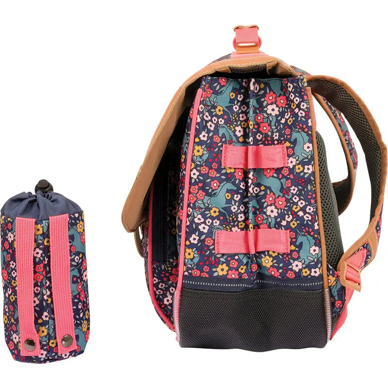 Cartable Tann's "Alba" 38cm Poche Gourde Tann's