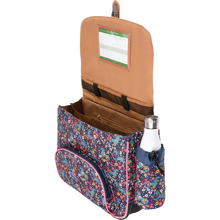 Cartable Tann's "Alba" 38cm Poche Gourde Tann's