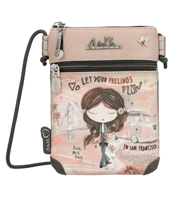 Anekke Mini sac Pink Peace & Love 38823-904 - Anekke Mini sac Pink Peace & Love 38823-904 - Default Title Melisac -Reims