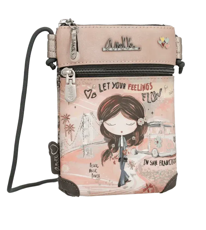 Anekke Mini sac Pink Peace & Love 38823-904 - Anekke Mini sac Pink Peace & Love 38823-904 - Default Title Melisac -Reims