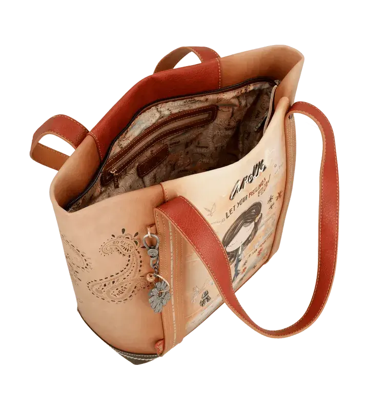 Anekke Sac Shopping Anekke Peace & Love 38802-272 - Anekke Sac Shopping Anekke Peace & Love 38802-272 - Default Title Melisac -Reims