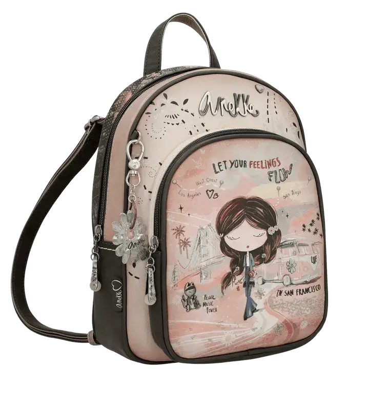 Anekke Sac à dos Peace & Love Pink 38825-197 - Anekke Sac à dos Peace & Love Pink 38825-197 - Default Title Melisac -Reims
