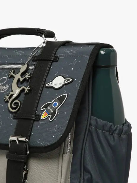 Cartable Urban Vintage 2 Compartiments Grey Stellar pour enfants CP, CE1 - Melisac