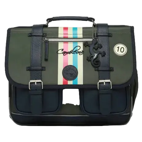 Cartable Urban Vintage 2 Compartiments Sixties Driver pour enfants CP, CE1 - Melisac