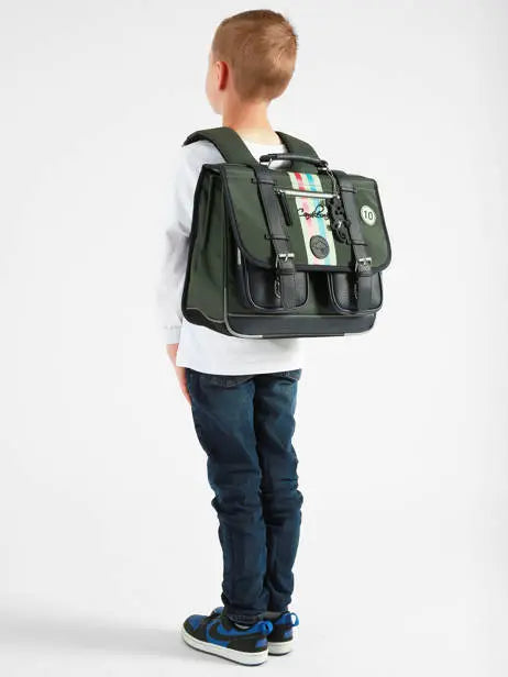 Cartable Urban Vintage 2 Compartiments Sixties Driver pour enfants CP, CE1 - Melisac
