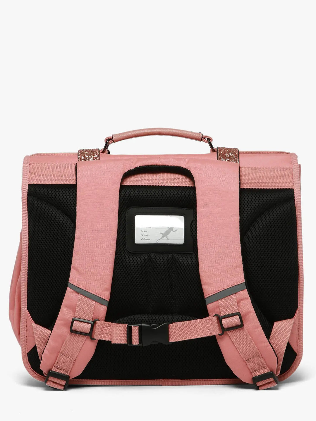 Cartable Vintage Fantasy 3 Compartiments Glossy Pink pour filles CE2, CM1, CM2 - Melisac