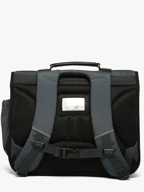 Cartable Urban Vintage 3 Compartiments Grey Stellar pour enfants CE2, CM1, CM2 - Melisac