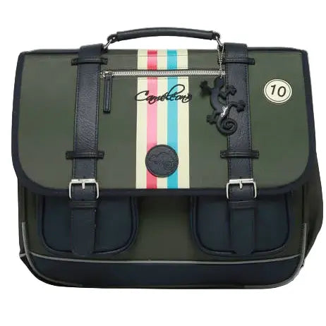 Cartable Urban Vintage 3 Compartiments Sixties Driver pour enfants CE2, CM1, CM2 - Melisac