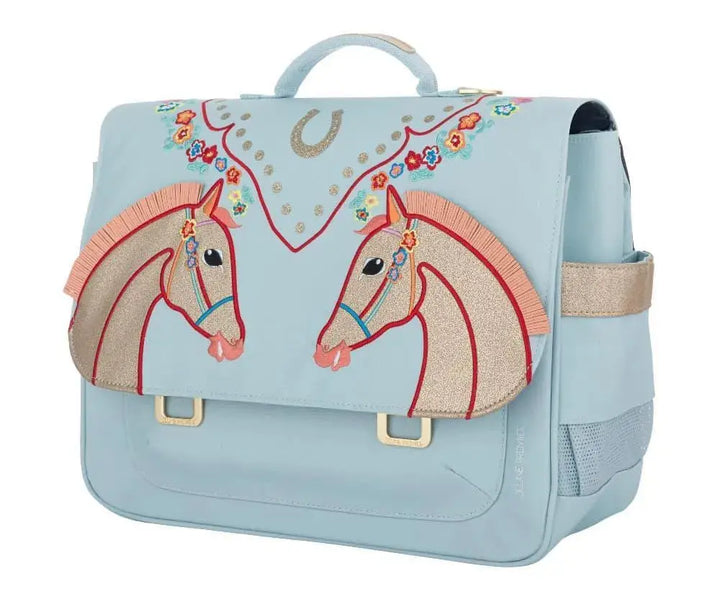 Cartable Jeune Premier Cavalerie Florale 38 cm - Cartable Jeune Premier Cavalerie Florale 38 cm - Default Title Melisac -Reims