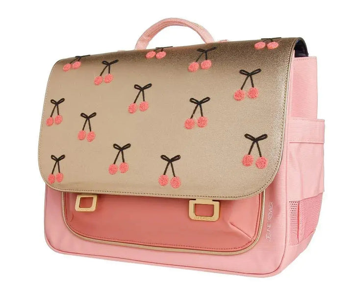 Cartable Jeune Premier Cherry Pompon 38 cm - Cartable Jeune Premier Cherry Pompon 38 cm - Default Title Melisac -Reims