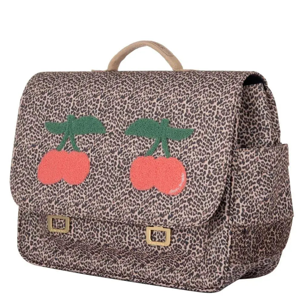 Cartable Jeune Premier Leopard Cherry 38 cm - Cartable Jeune Premier Leopard Cherry 38 cm - Default Title Melisac -Reims