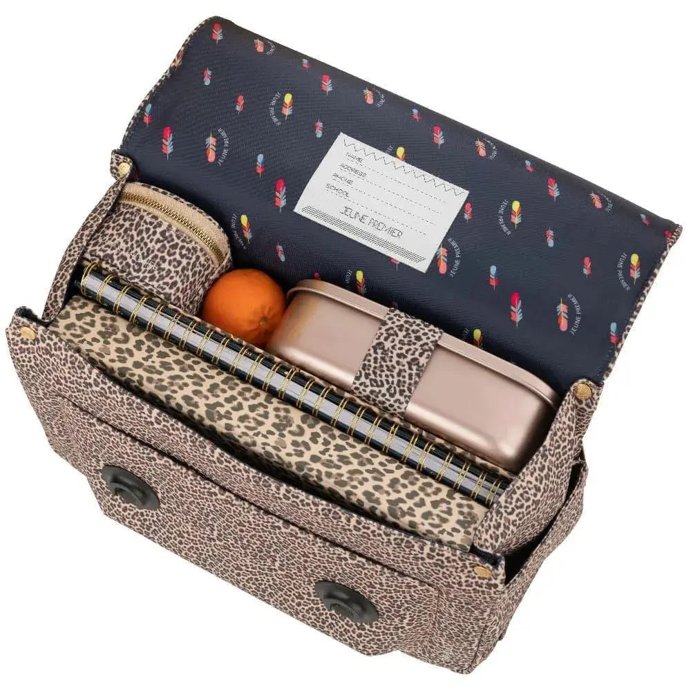 Cartable Jeune Premier Leopard Cherry 38 cm - Cartable Jeune Premier Leopard Cherry 38 cm - Default Title Melisac -Reims