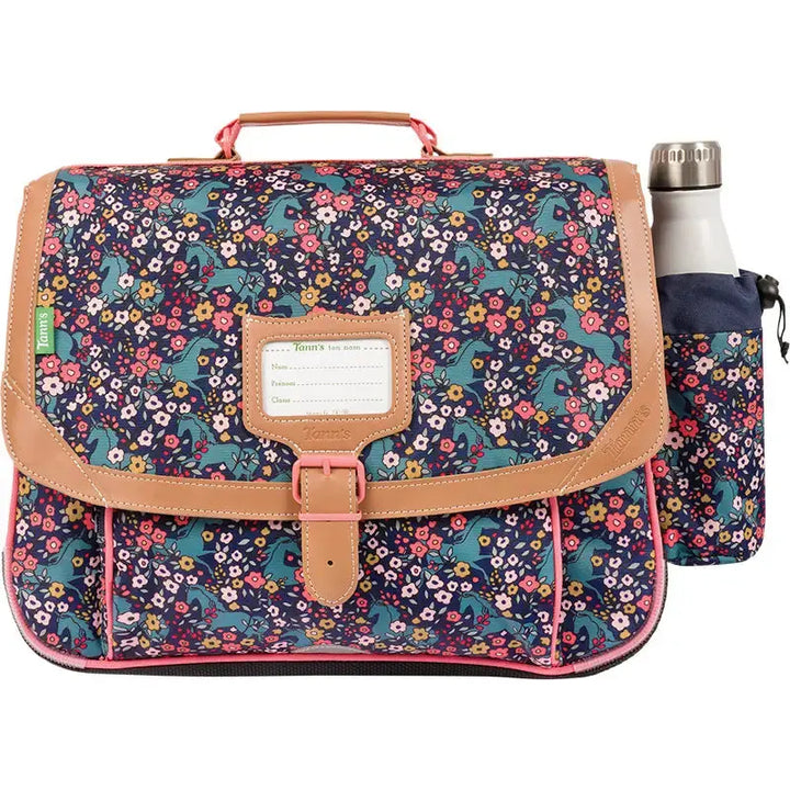 Cartable Tann's "Alba" 38cm Poche Gourde Tann's