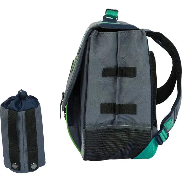 Cartable Tann's "Tiago" 38cm - Poche gourde Tann's