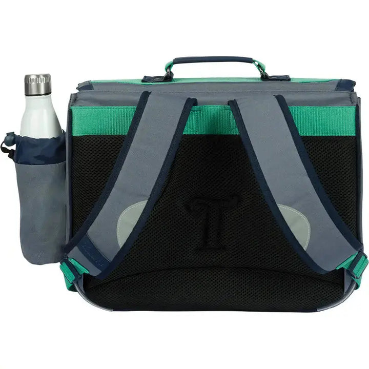 Cartable Tann's "Tiago" 38cm - Poche gourde Tann's