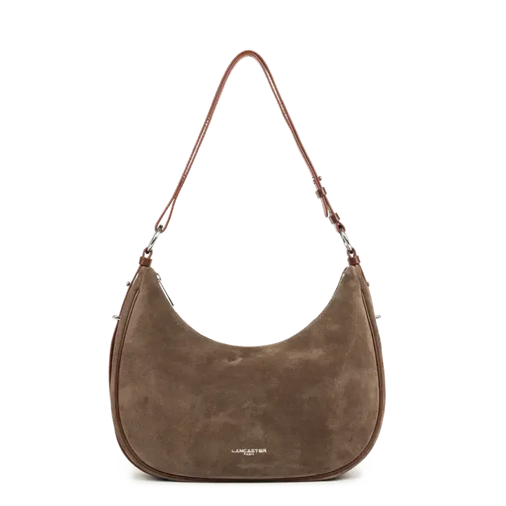 Grand Sac Besace Lancaster Suède 480-082 : Cuir Velours Lancaster