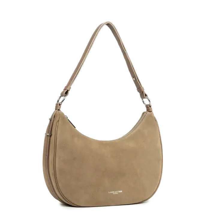 Grand Sac Besace Lancaster Suède 480-082 : Cuir Velours Lancaster