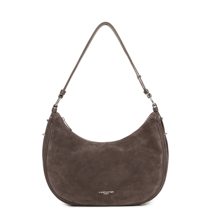 Grand Sac Besace Lancaster Suède 480-082 : Cuir Velours Lancaster