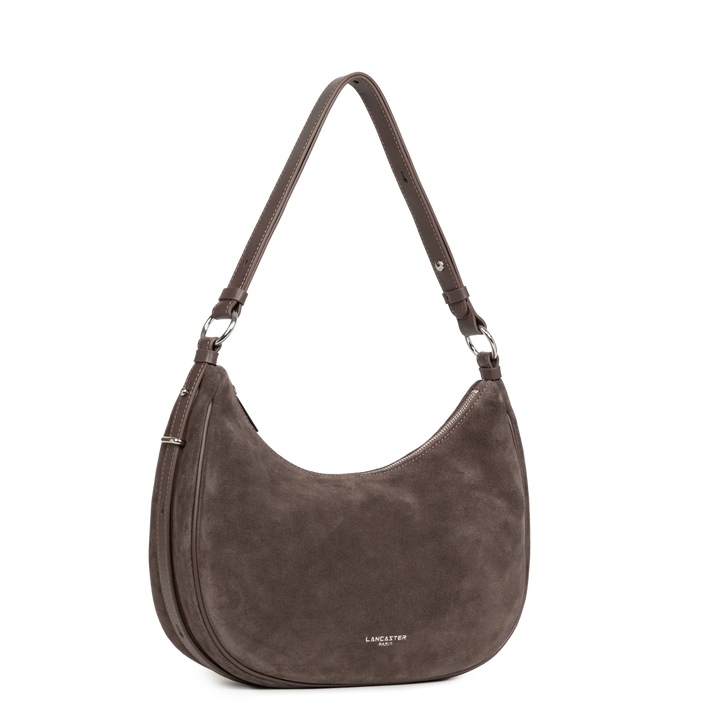 Grand Sac Besace Lancaster Suède 480-082 : Cuir Velours Lancaster