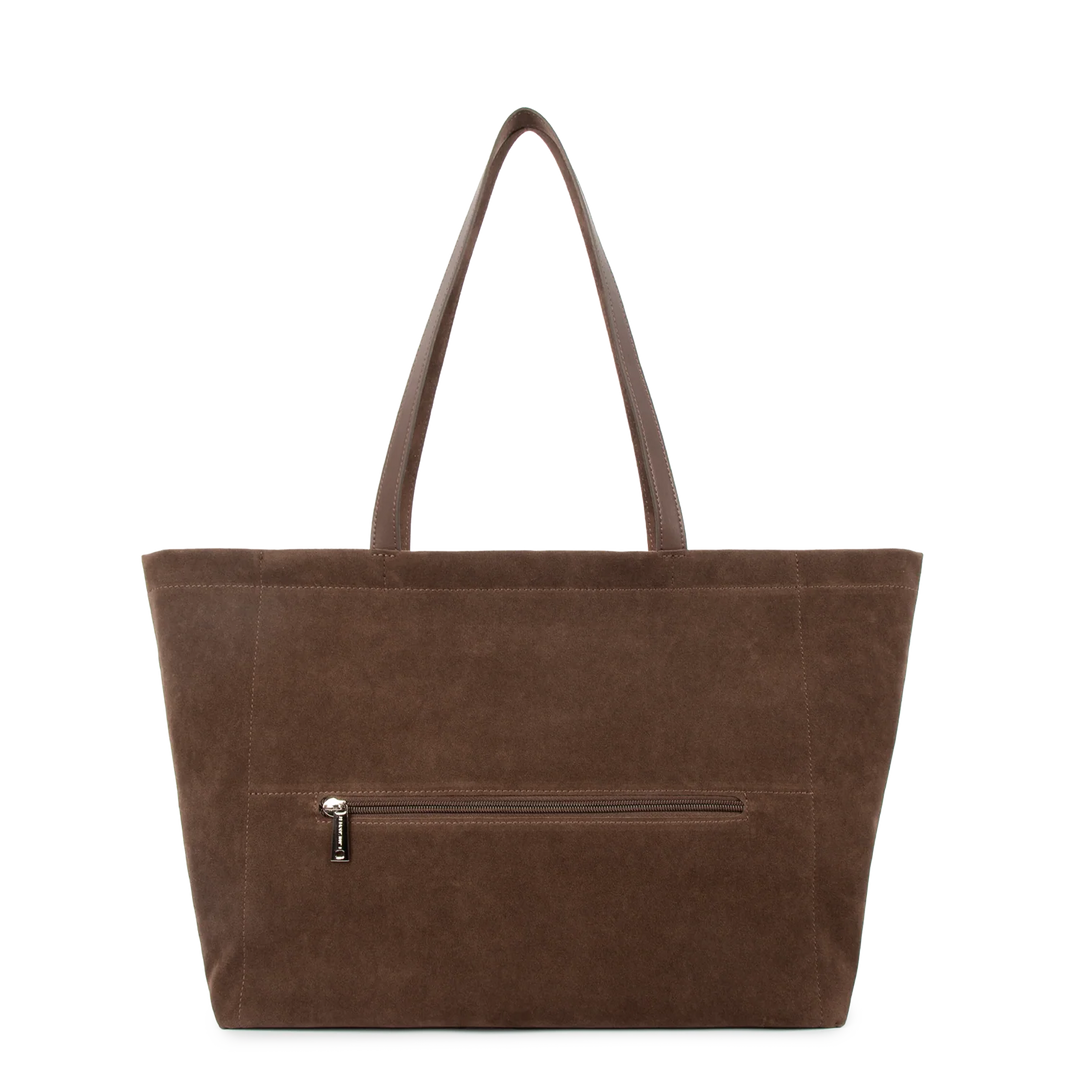 Grand sac cabas épaule Lancaster "Suédine KBA" 518-063 Lancaster