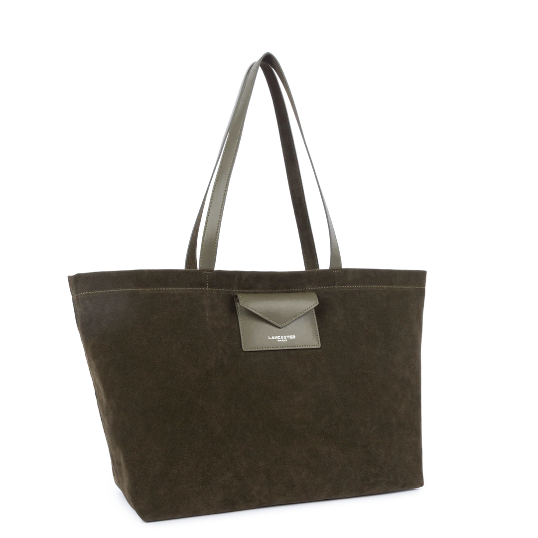 Grand sac cabas épaule Lancaster "Suédine KBA" 518-063 Lancaster