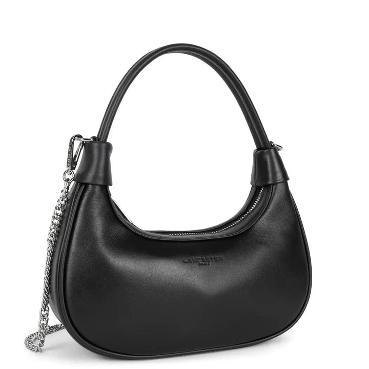 Mini Sac Hobo Lancaster Suave Aura 531-030 - Mini Sac Hobo Lancaster Suave Aura 531-030 - Noir Melisac -Reims