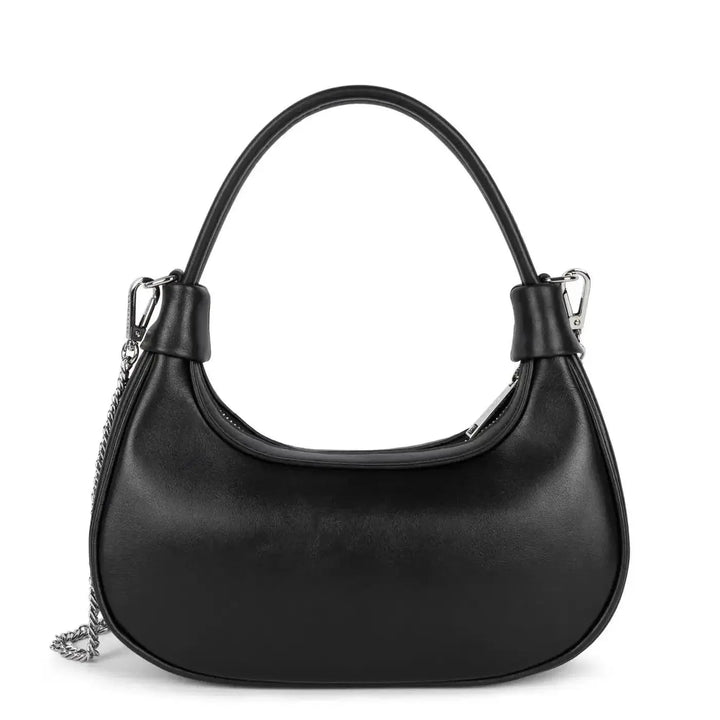Mini Sac Hobo Lancaster Suave Aura 531-030 - Mini Sac Hobo Lancaster Suave Aura 531-030 - Noir Melisac -Reims